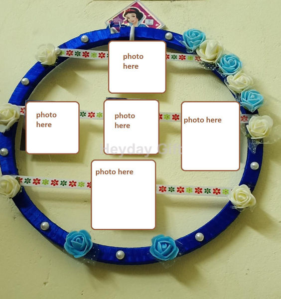 Picture of Floral Photo Hoop