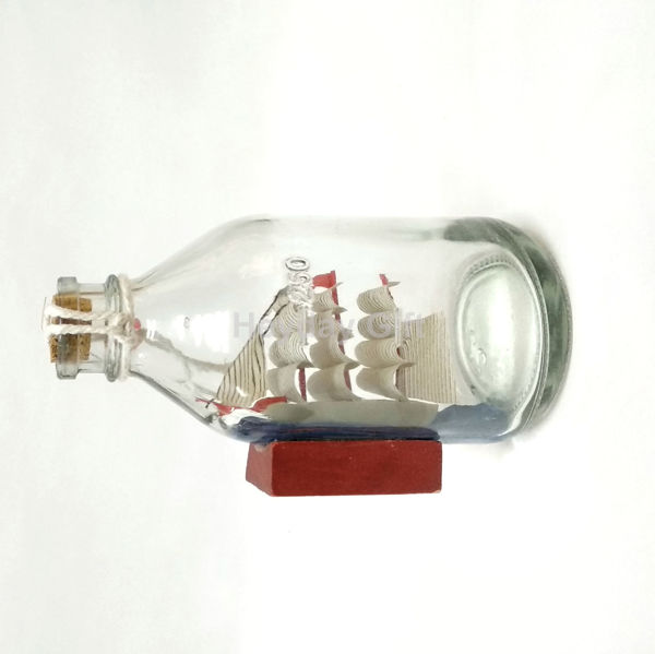 Picture of Ship Inside a Glass Bottle Showpiece