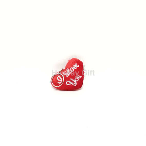 Picture of I Love You Red Heart Shape Keychain
