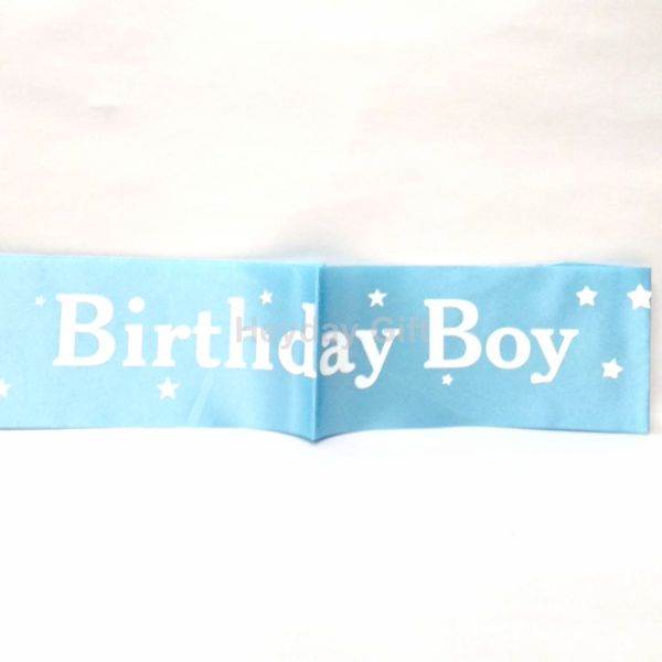 Picture of Birthday Boy Party Decoration Sash