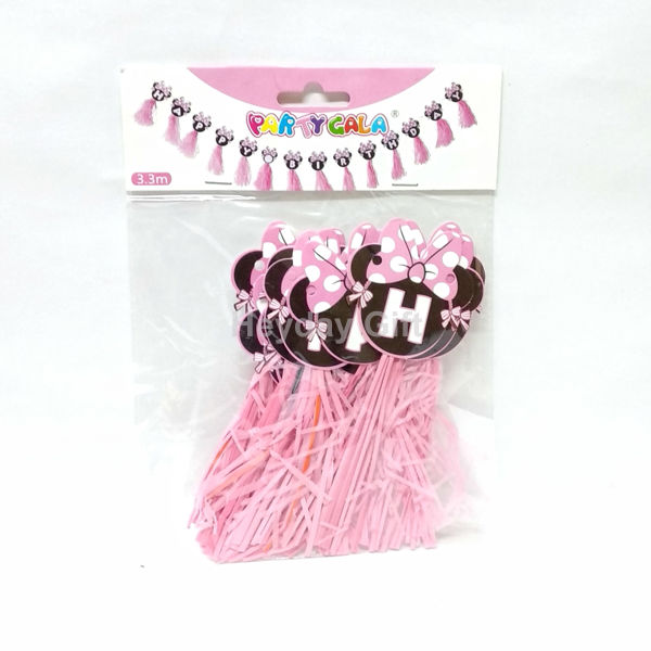 Picture of Girls Minnie Mouse Birthday Banner